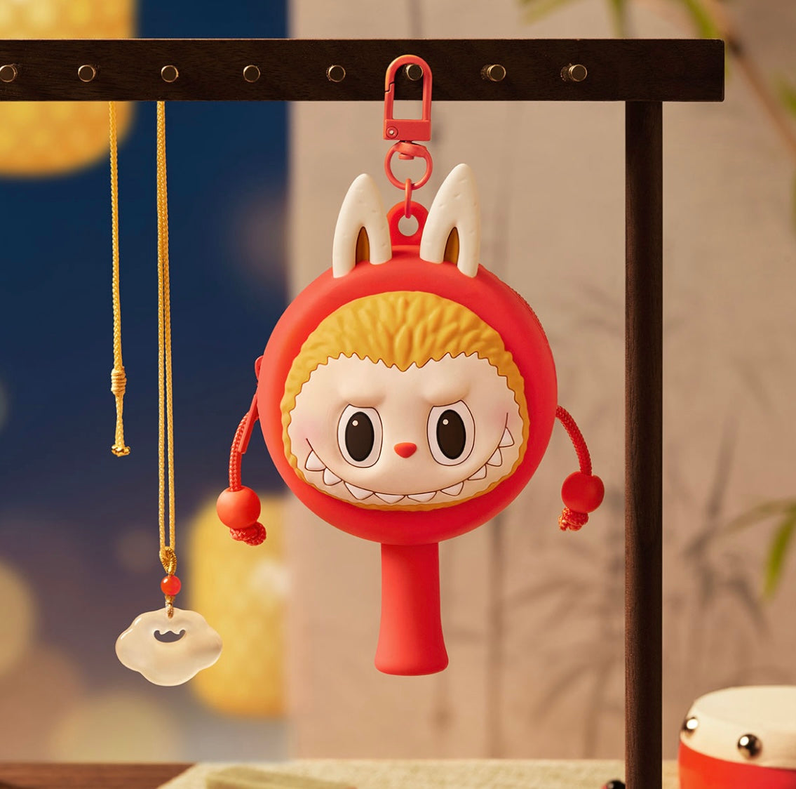 THE MONSTER Let’s Have Fun Together Series-Rattle-Drum Earphone Case