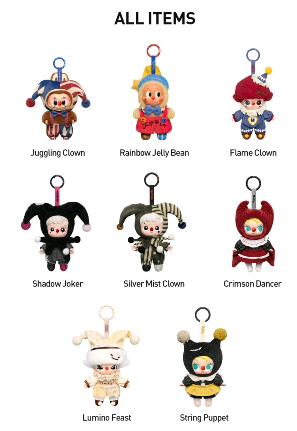 WHY SO SERIOUS Series - Vynil Plush Pendant