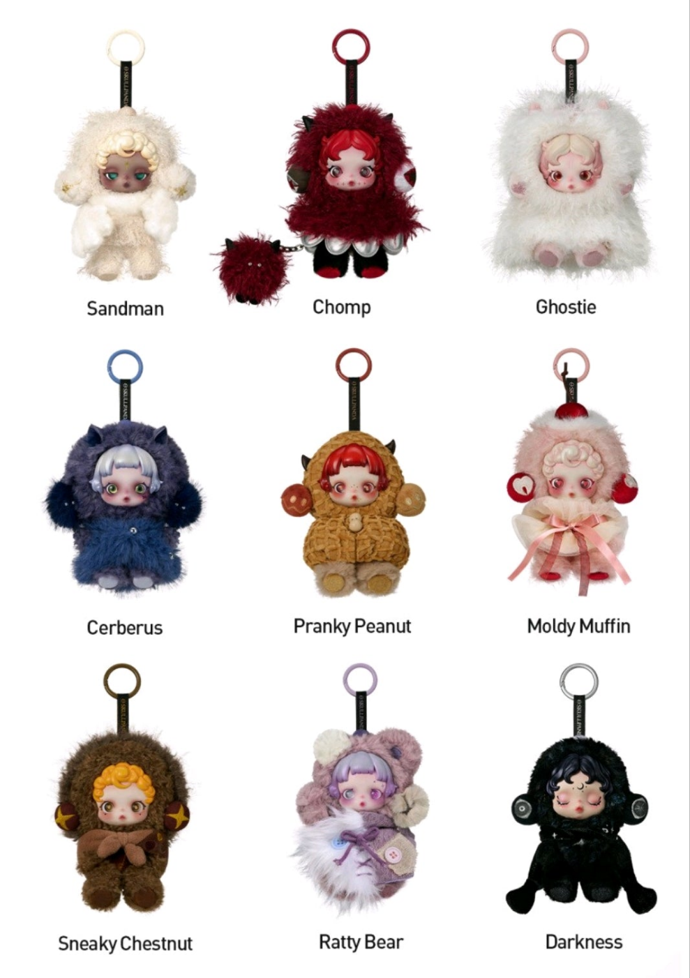 Skullpanda You Found Me Series Plush Pendant