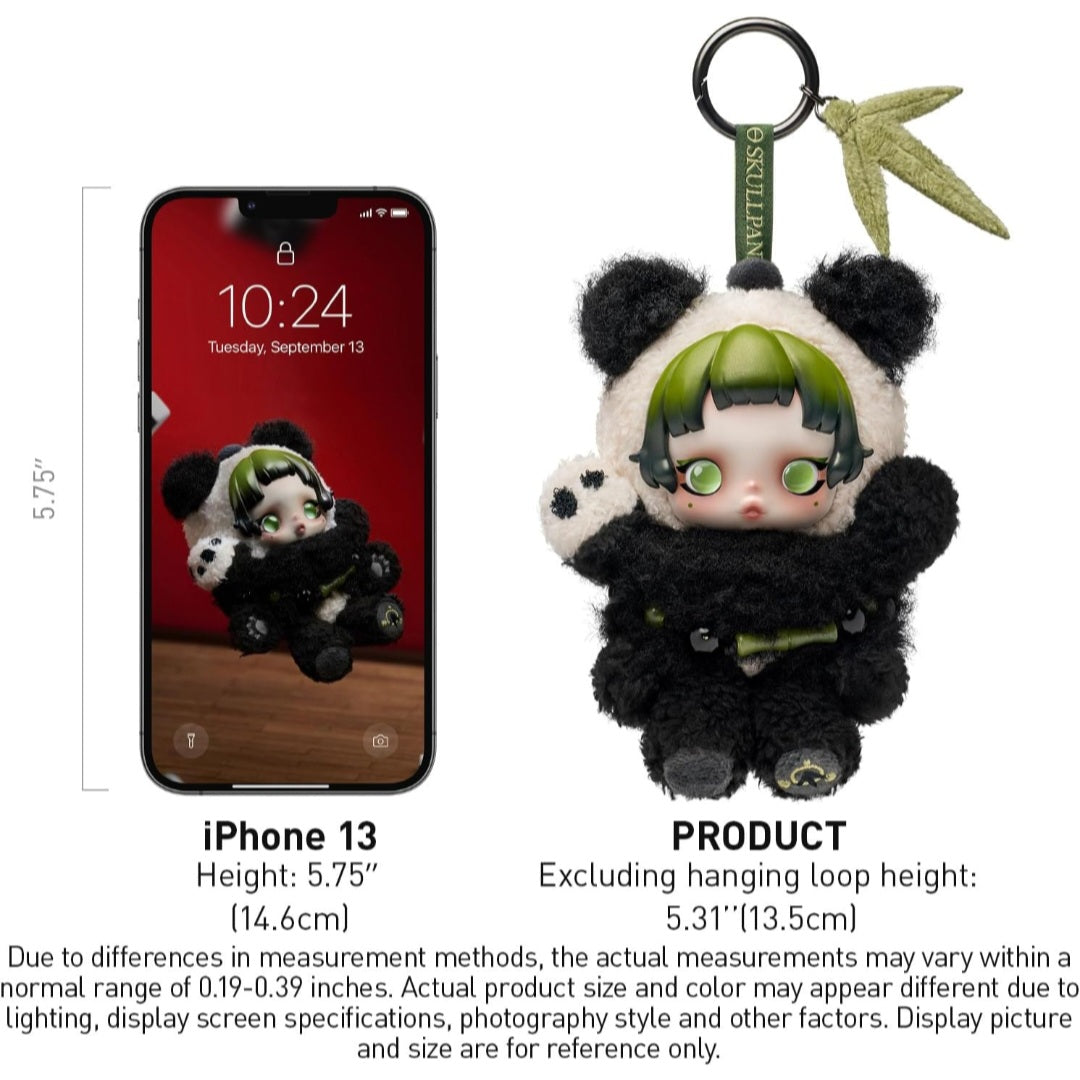 Image of SKULLPANDA Lazy Panda Plush Doll Pendant