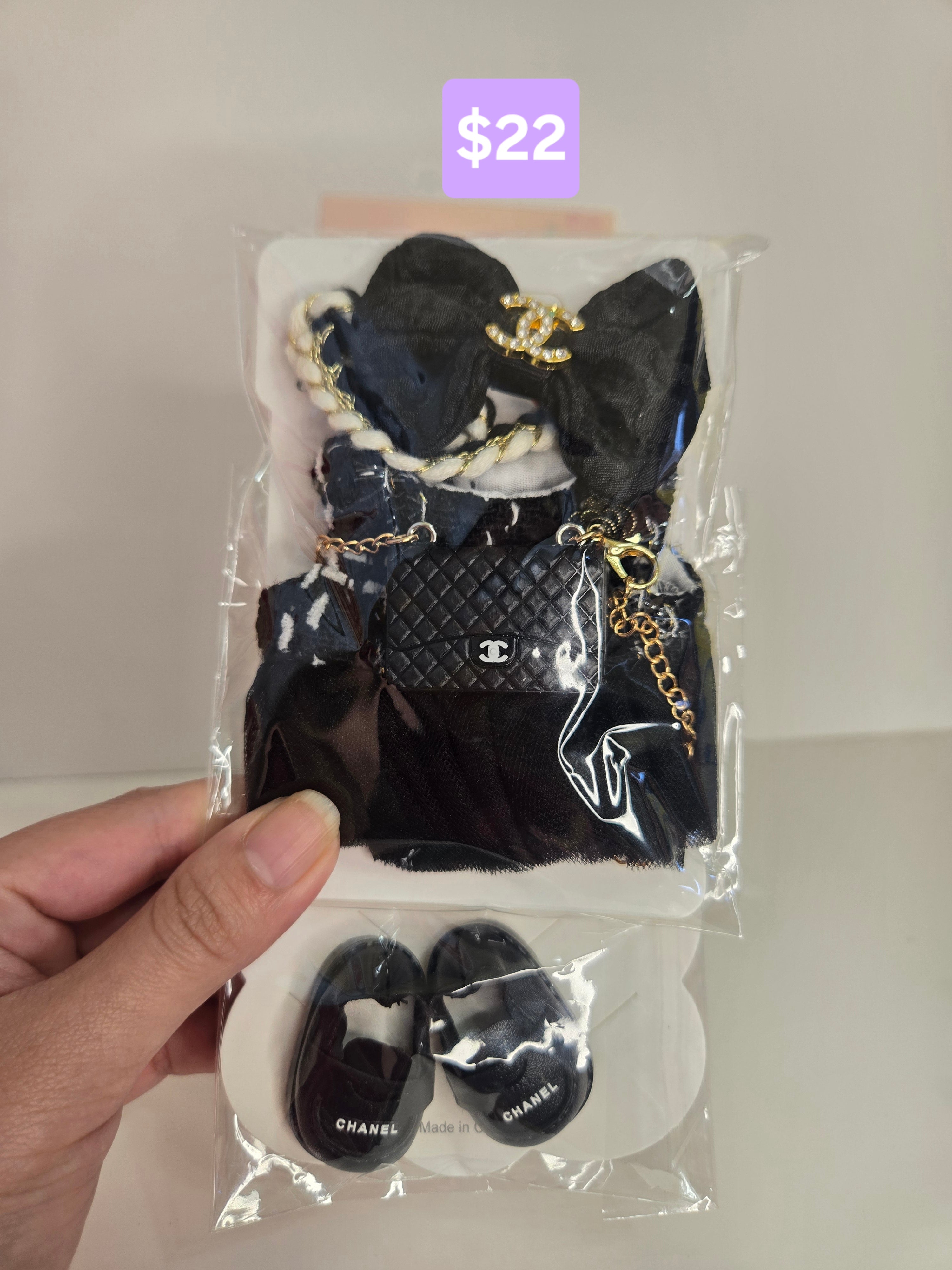 Image of Labubu Chanel Designer Outfit