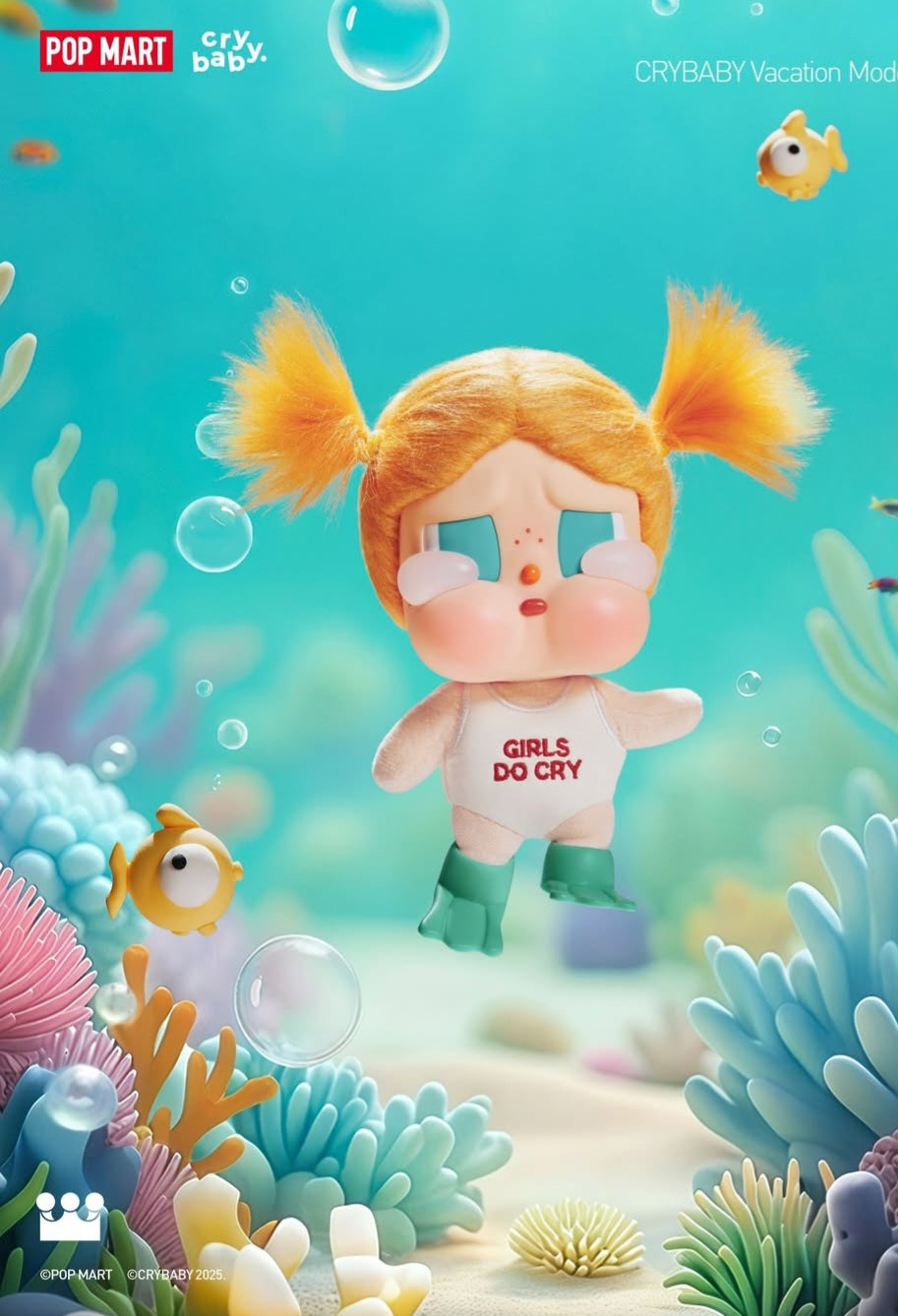 Image of [Pre-order] CRYBABY Vacation Mode On Series - Vinyl Plush Pendant