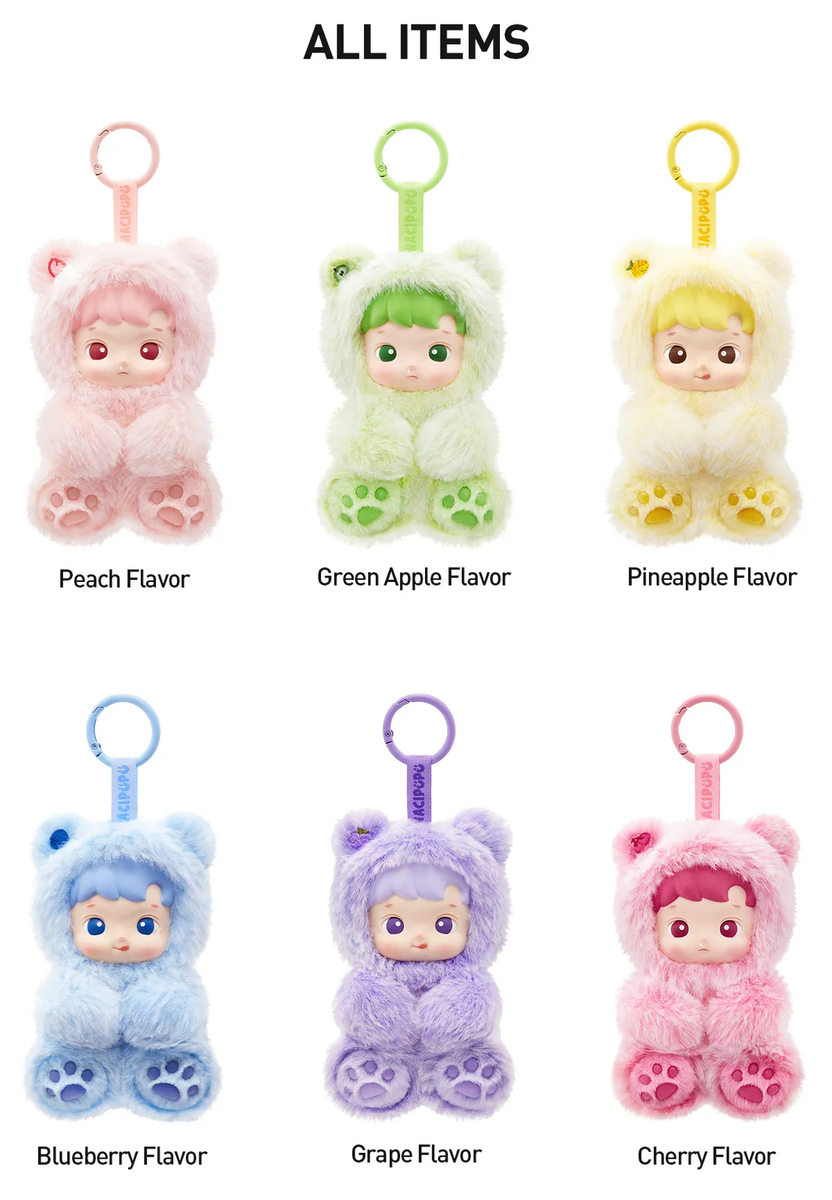 Hacipupu Gummy Bear Series-Vinyl Plush Pendant