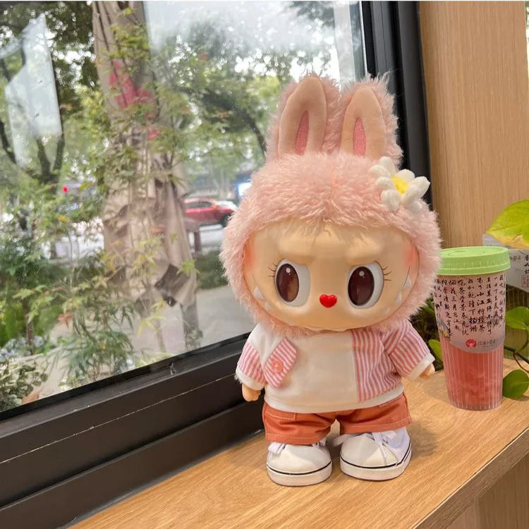 Labubu Plush Doll Outfit (38cm)