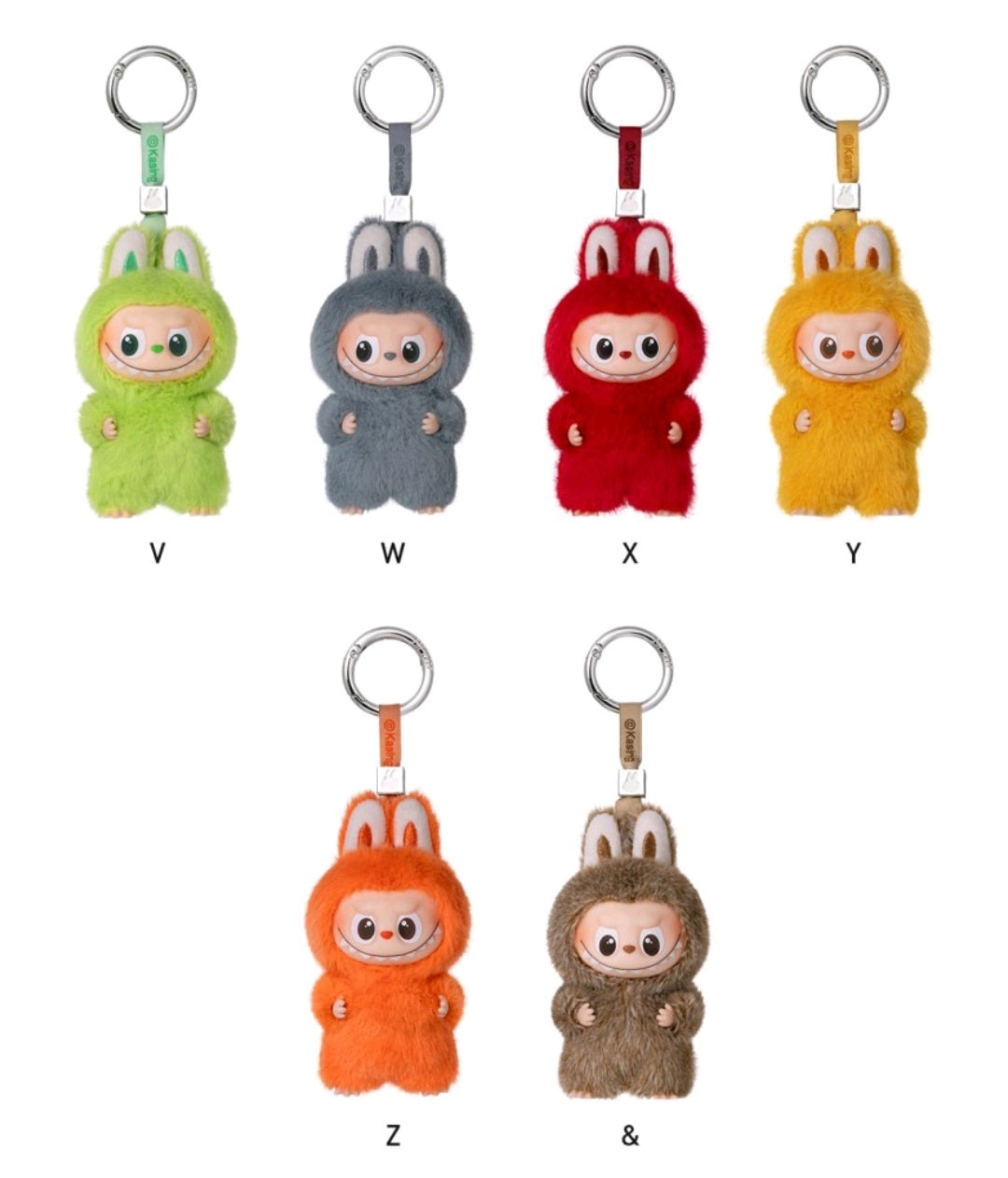 THE MONSTER Pin for Love series - Vinyl Plush Pendant Blind Box (N-Z)