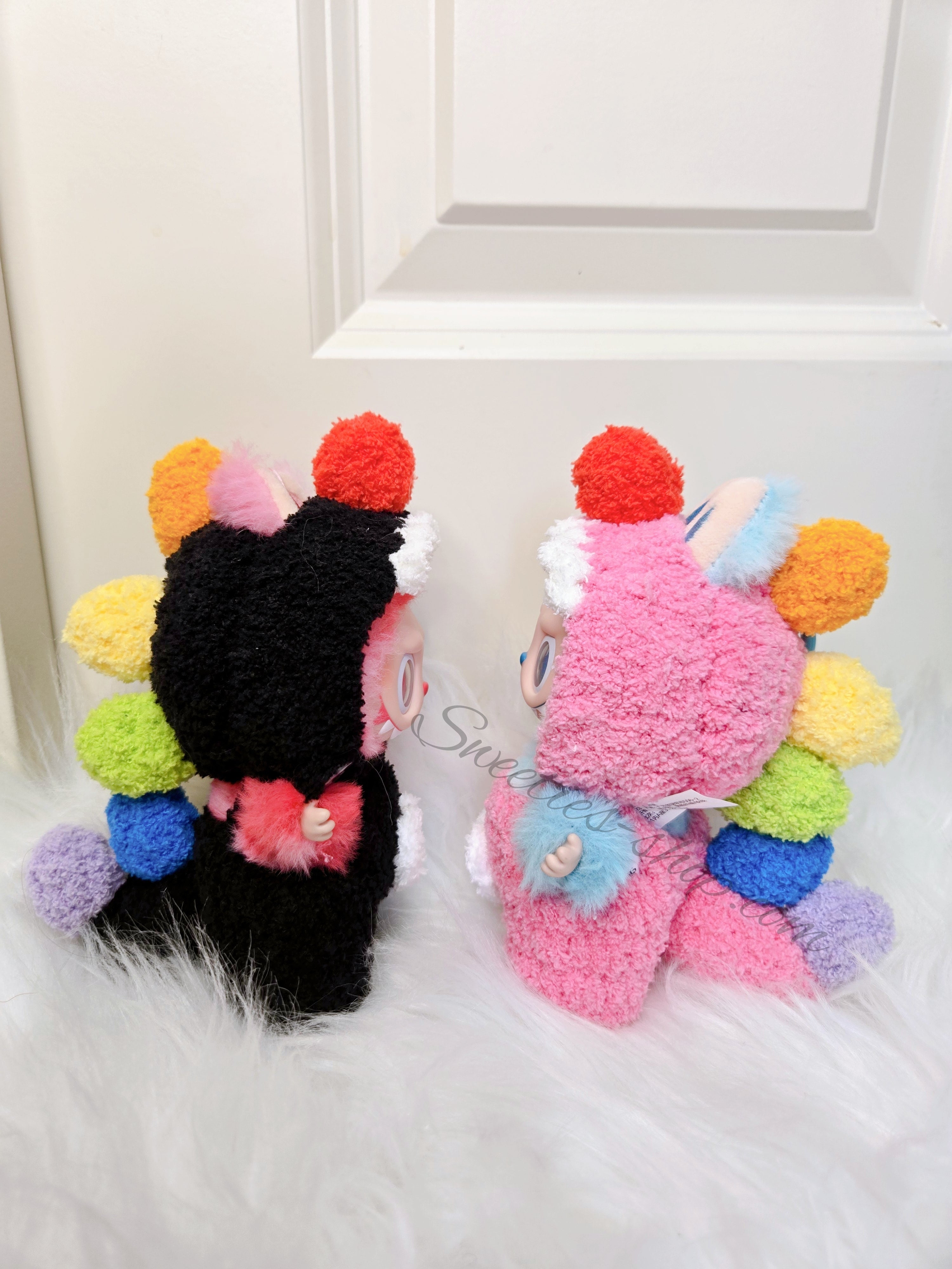 Labubu Dragon Crochet Outfit - Black