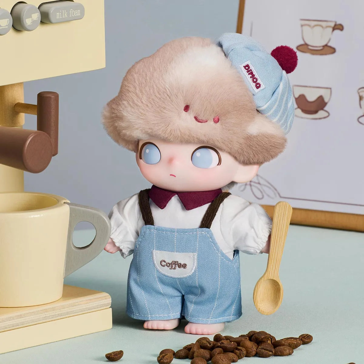 Image of Dimoo Crush on Coffee Series - Vynil Plush Blister Pack