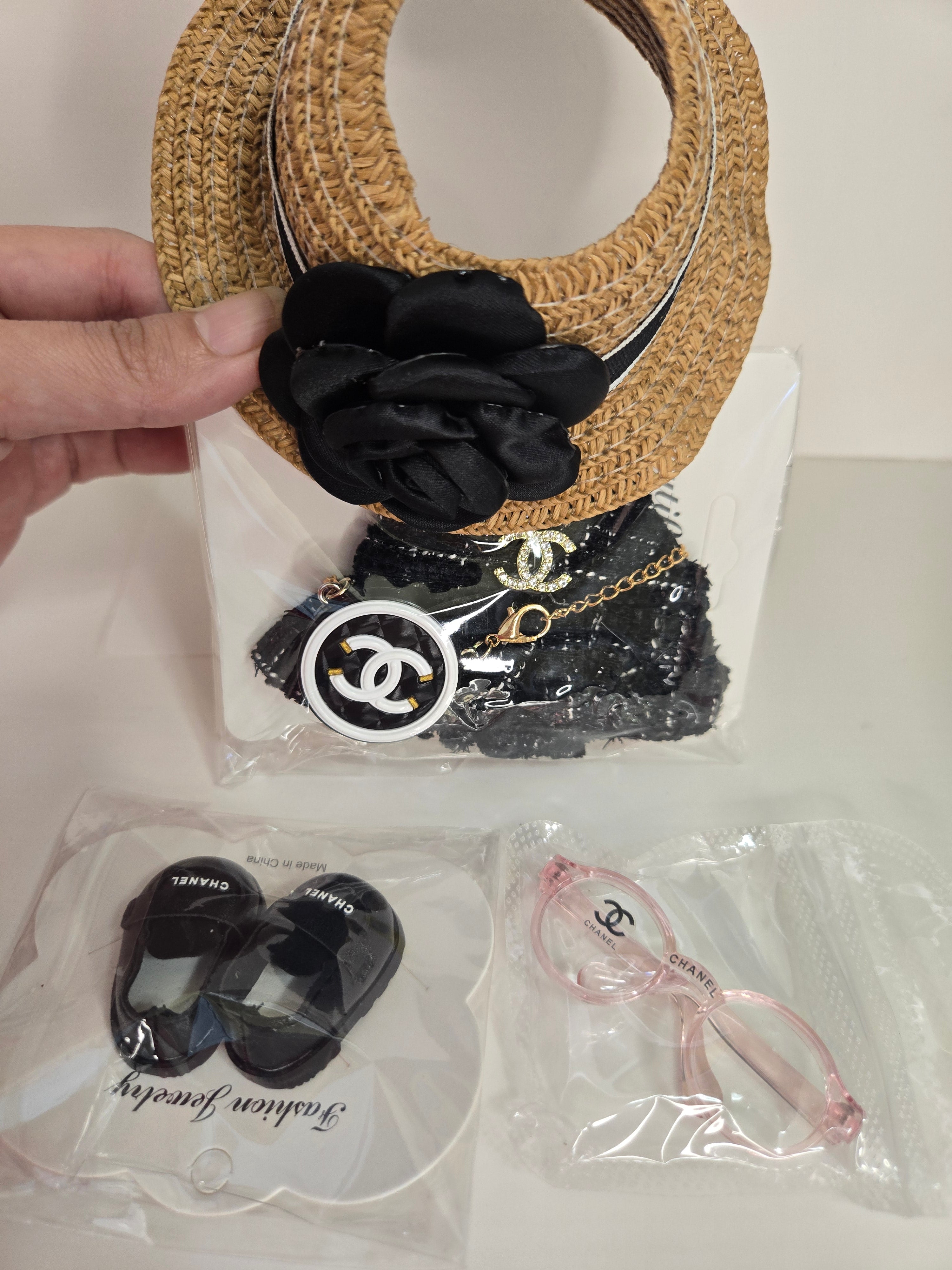 Image of Labubu Luxury Designer Clothes - Black