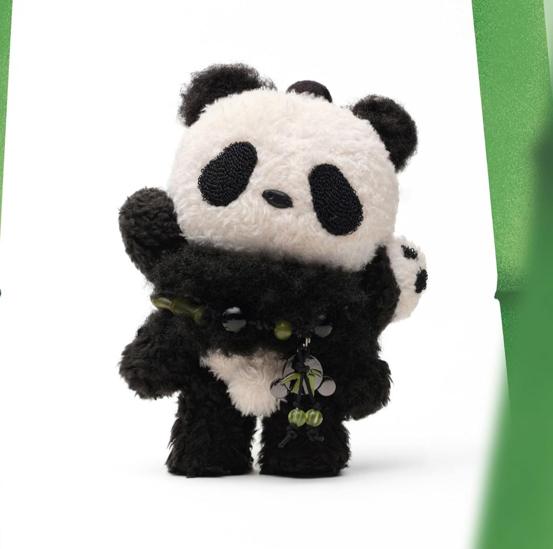 Image of SKULLPANDA Lazy Panda Plush Doll Pendant